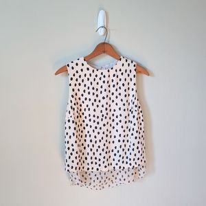 Kate Spade Pink Polka Dot Top
